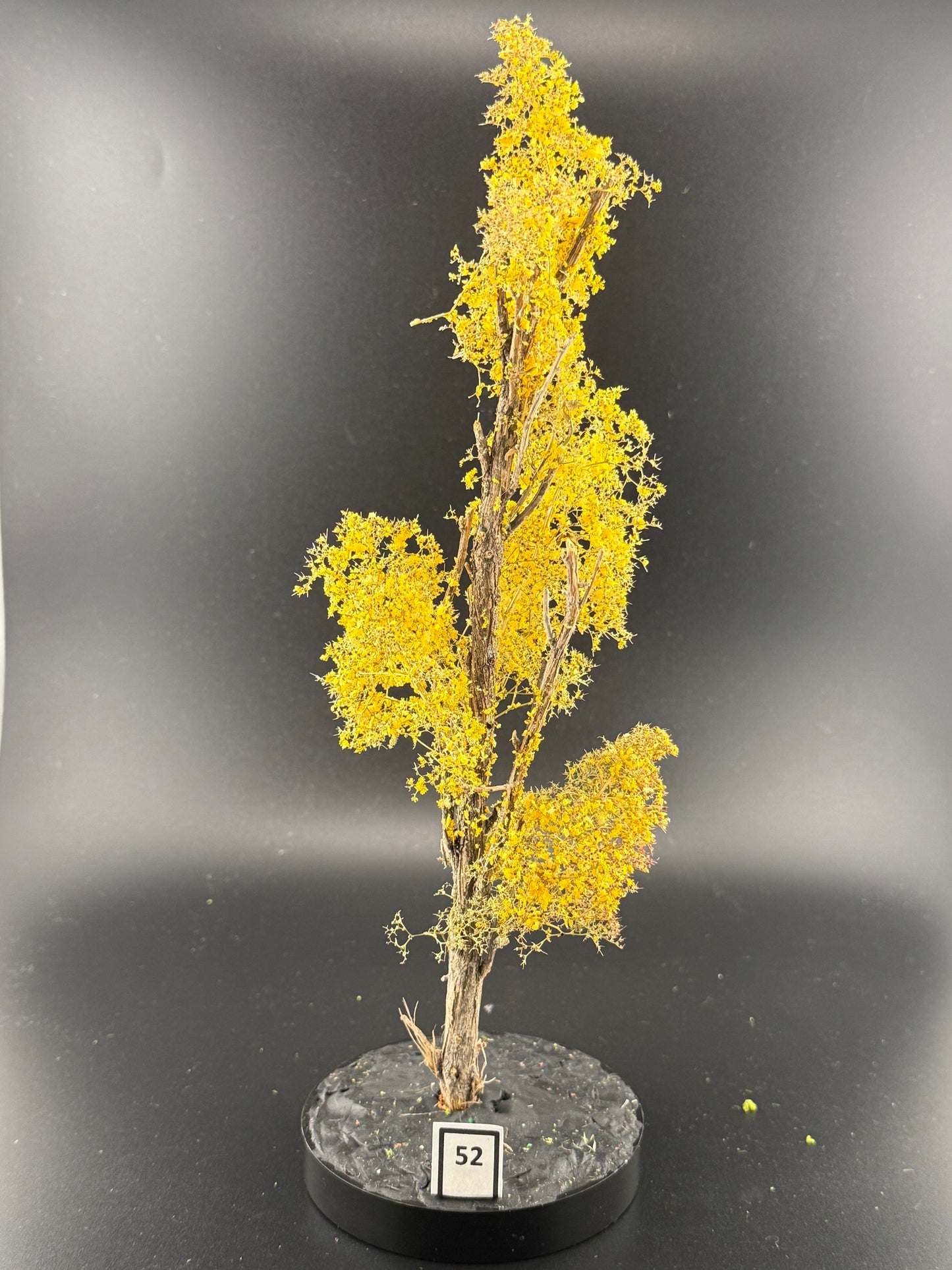 HO SCALE Realistic Yellow Trumpet Tree 11" #52