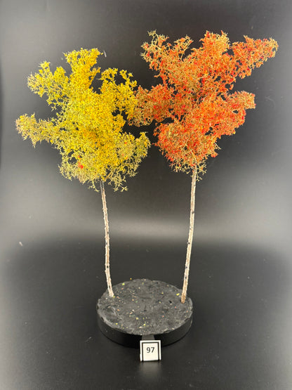 HO SCALE Realistic Birch Trees (Pair)  9" #97